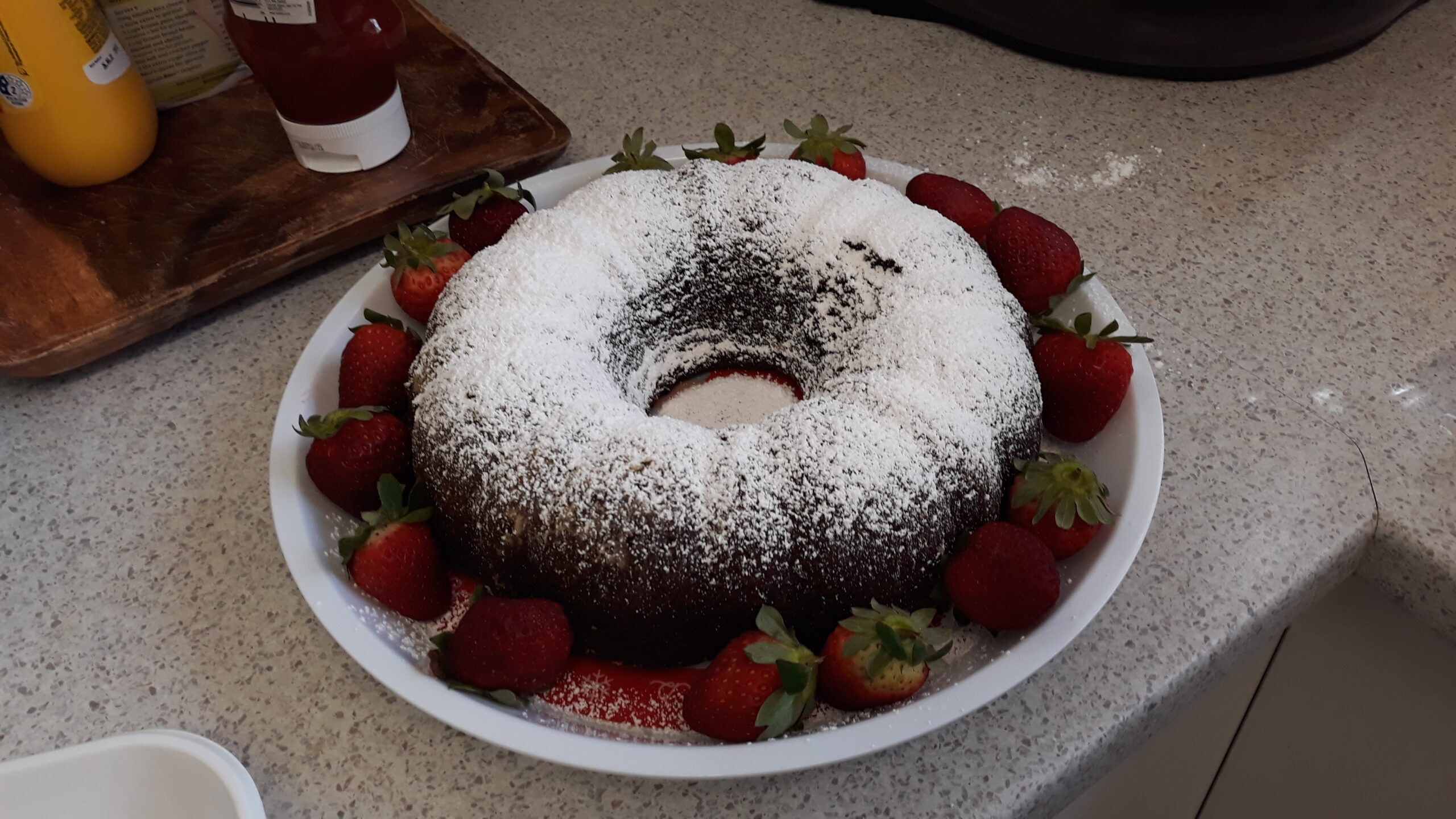 Boozy Rum Gingerbread cake